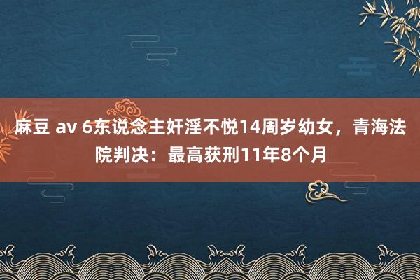 麻豆 av 6东说念主奸淫不悦14周岁幼女，青海法院判决：最高获刑11年8个月